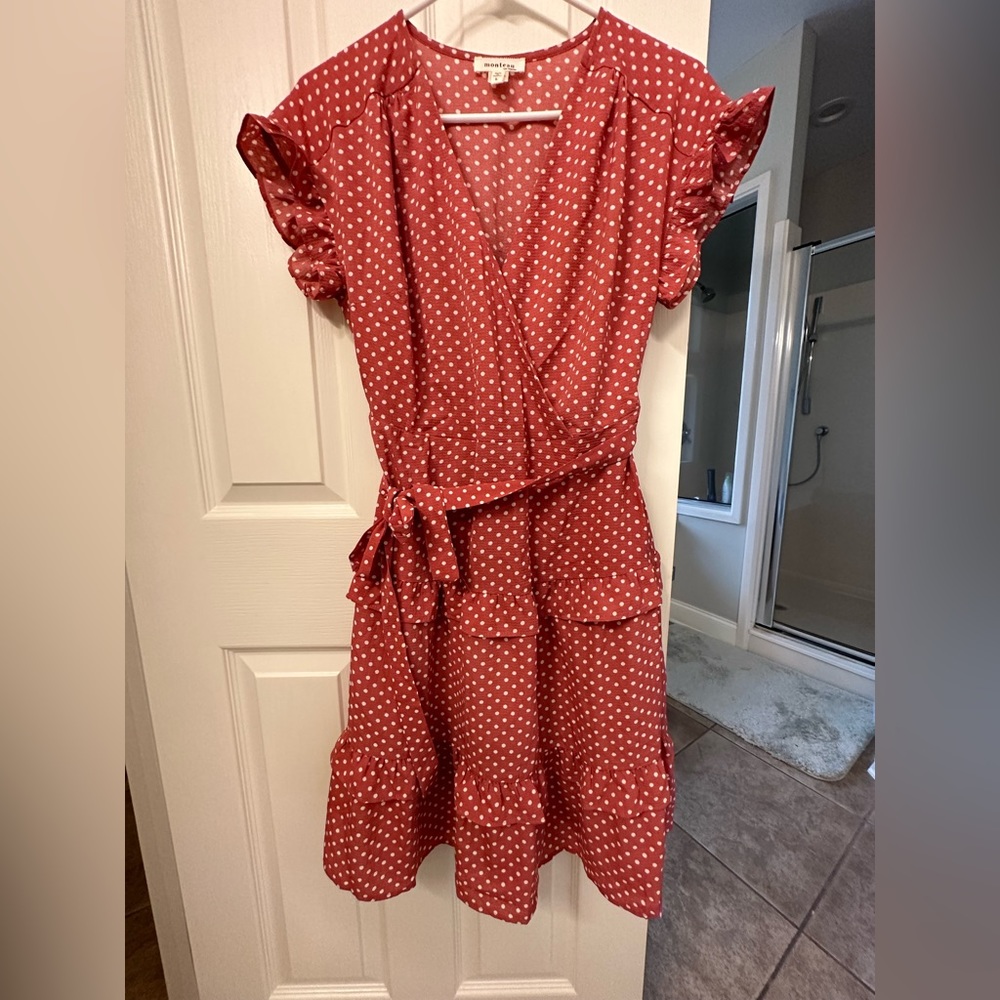 Monteau dress . Excellent condition like new .